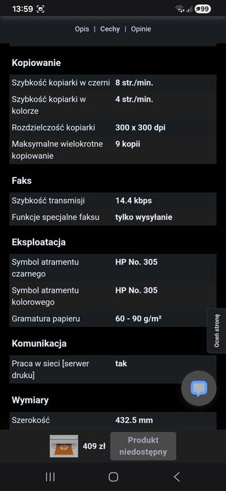 Drukarka, skaner, kopiarka HP envy 6020e