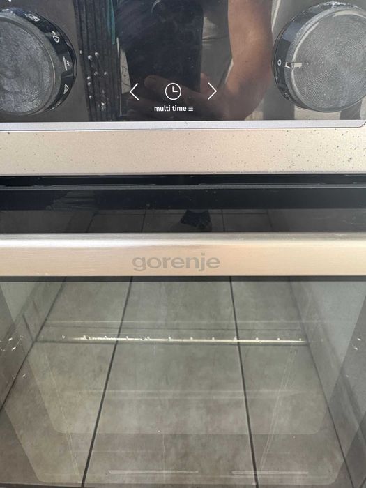 Kuchenka gazowo-elektryczna z piekarnikiem Gorenje GKS5C70XF