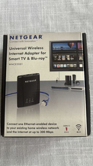 NETGEAR WNCE2001 - adaptef Wi-Fi do TV