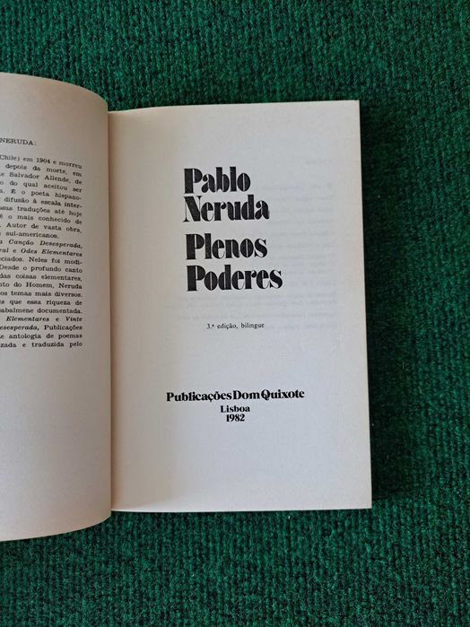 Plenos Poderes - Pablo Neruda