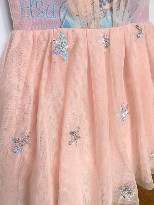 Elza, Elsa, Frozen, Kraina Lodu sukienka NOWA rozmiar 116 bliźniaczki