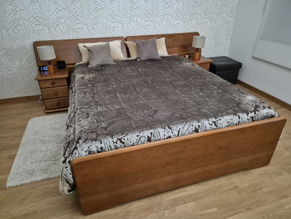 Cama + 2 mesas de cabeceira - CERNE