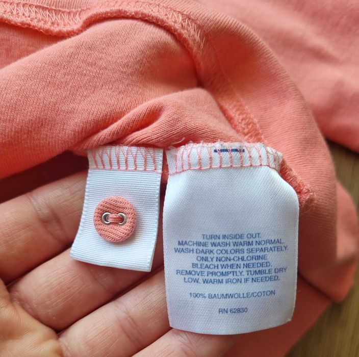 Damska różowa bluzka z długim rękawem oversize dekolt v longsleeve