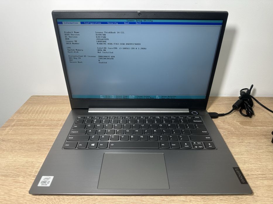 Laptop Lenovo ThinkBook 14 i3-10Gen do naprawy albo na części