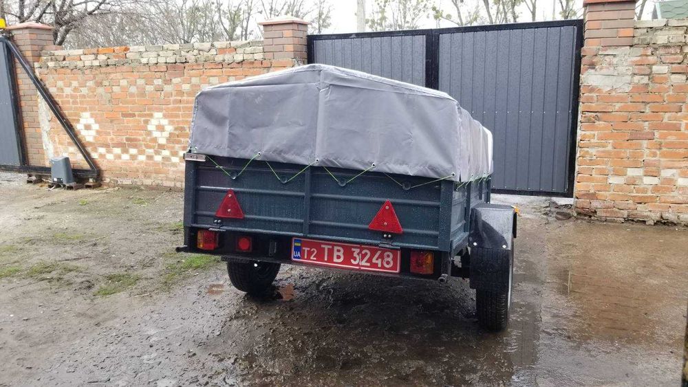 Кременчугский Завод продает легковые прицепы.Тент Евро Фура