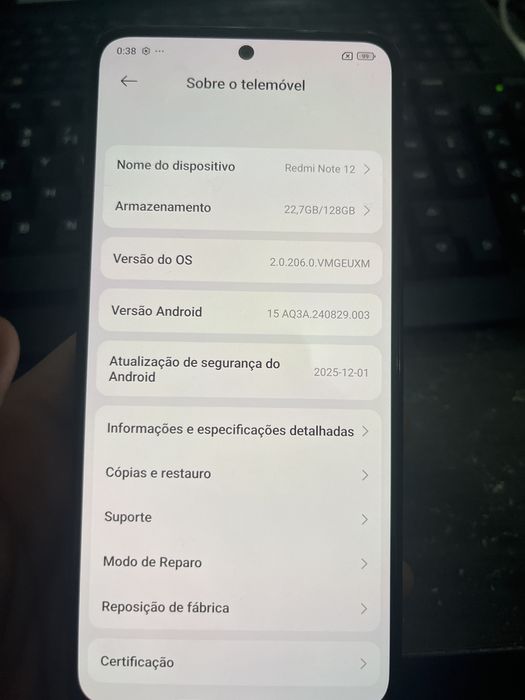 Xiaomi Redmi Note 12 128gb
