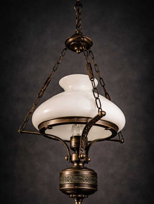 Vintage Ceiling Lamp / Lantern (READ Description)