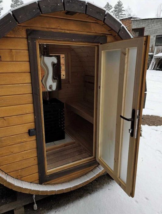 Баня бочка сауна лазня