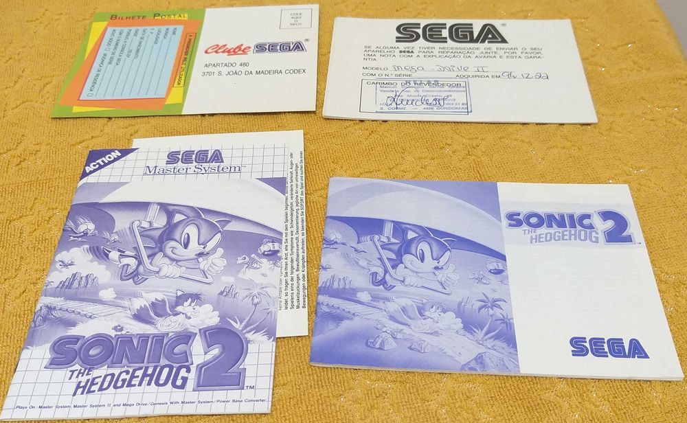 Capas e manuais Mega Drive + Master System