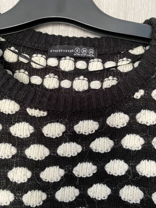 Sweter czarny r. XS Atmosphere