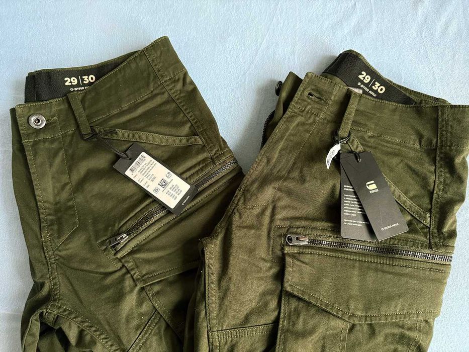 G-Star Rovic Zip bojówki Khaki Nowe z metką 100% Oryginał 29/30