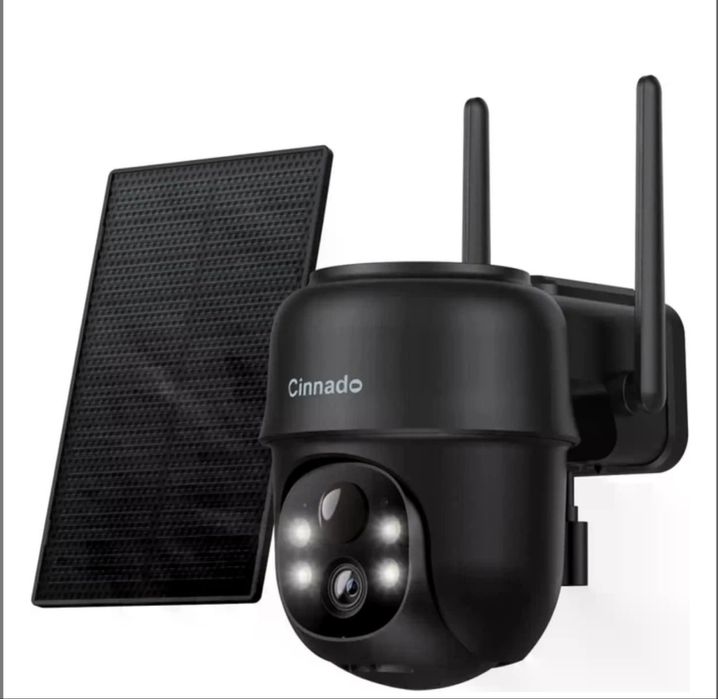 Wi-Fi вулична камера Cinnado B6 2K 3 Мп із сонячною панеллю аккумулято