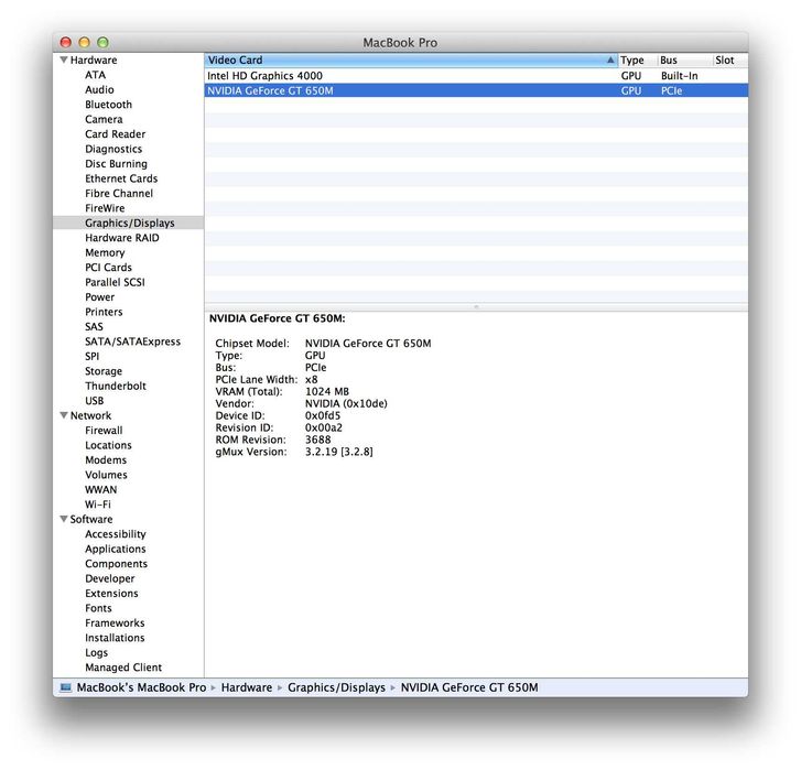 MacBook Pro Retina Core i7 15"