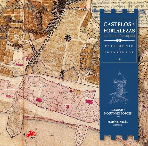 Livro de Filatelia autografado novo  " castelos e fortalezas"