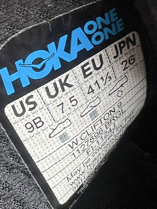 Кросівки Hoka Clifton 9 Розмір 41 Original Взуття
