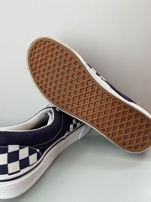 Кеды vans Unisex Era Checkerboard- blue