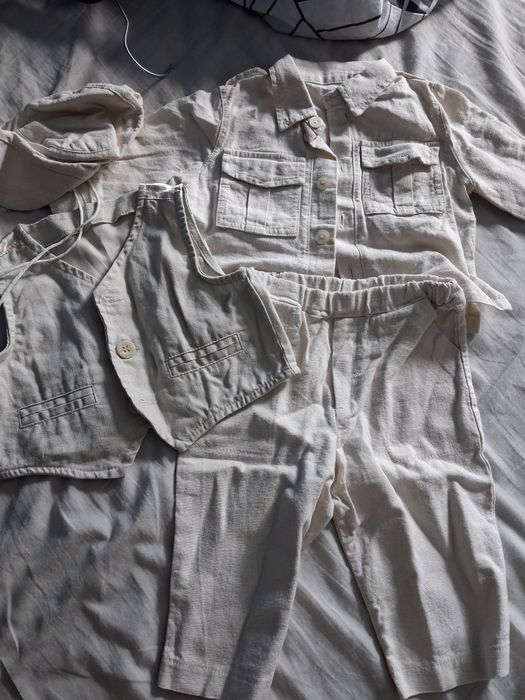 Ubranko komplet dla chłopca np do chrztu