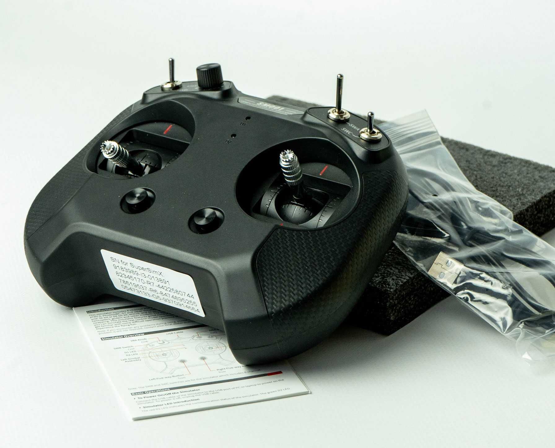 Пульт для fpv симуляторів Fly sky SM001 (чорний / блакитний): 1 450 грн ...