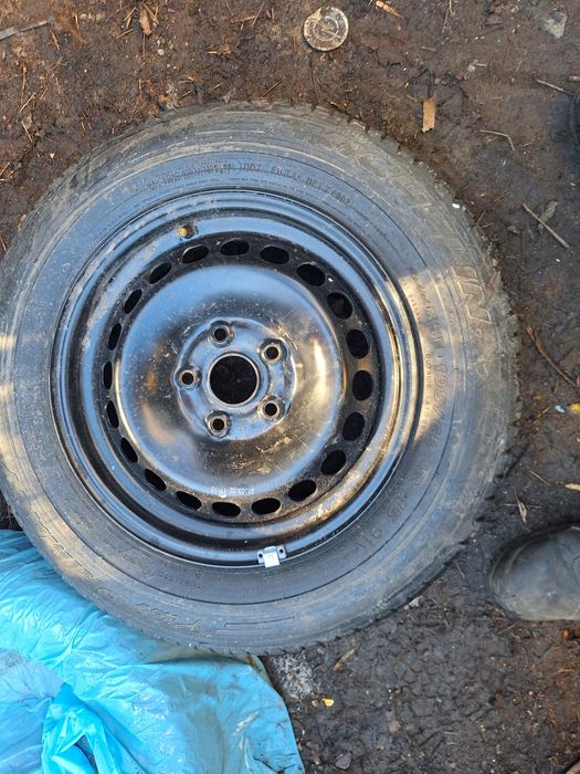 Koło zapasowe dojazdowe vw audi skoda  15 cali pelnowymiarowe  5x112