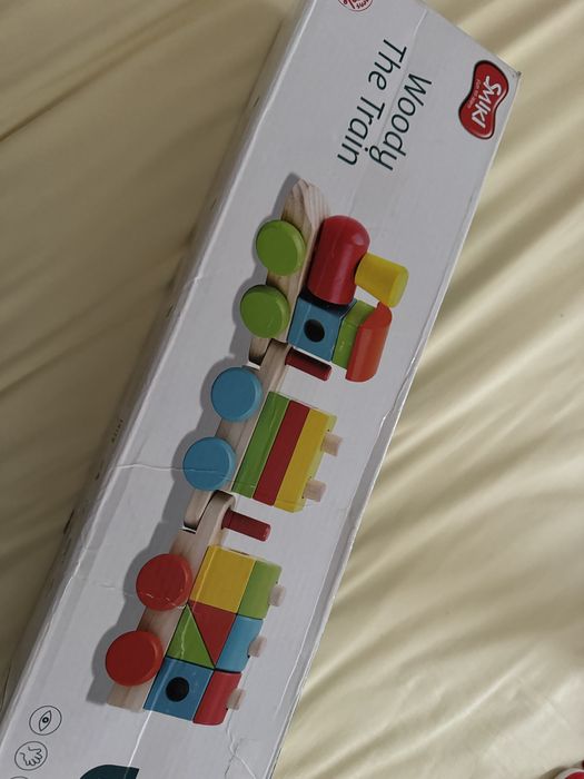 Drewniany pociag SMYKI