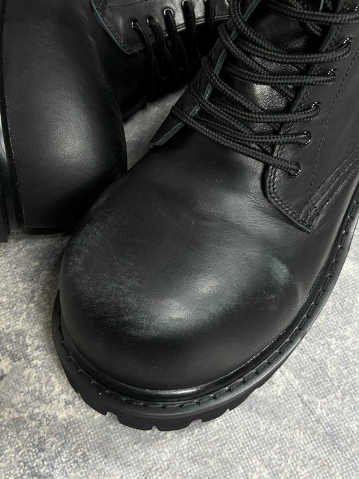 BALENCIAGA STOMPER BOOTS Runway кожаные ботинки шкіряні черевики