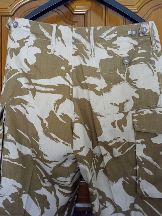 Calças militares camufladas DPM Deserto do Exército britânico Ripstop militar
