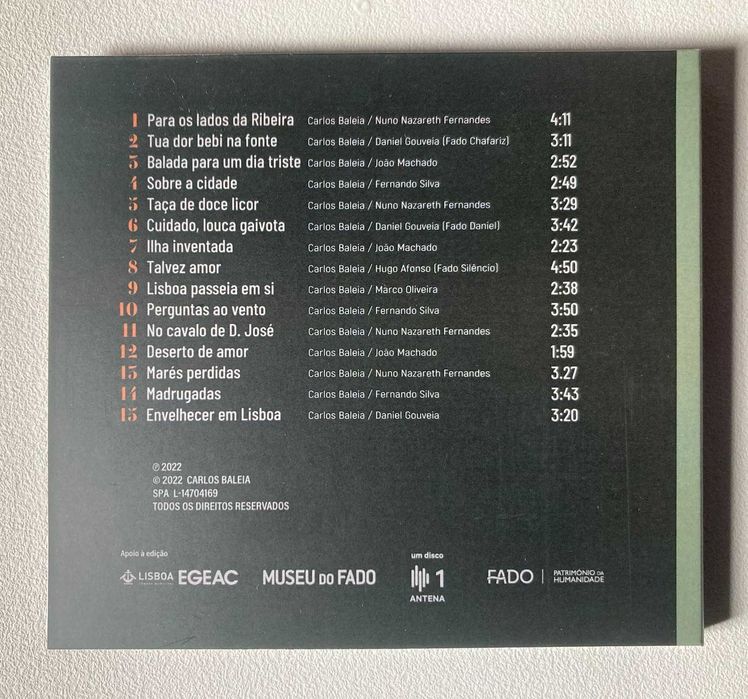 [CD] Jorge Baptista da Silva Canta Carlos Baleia