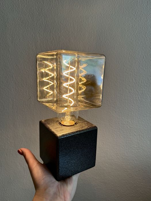 Lampka drewniana