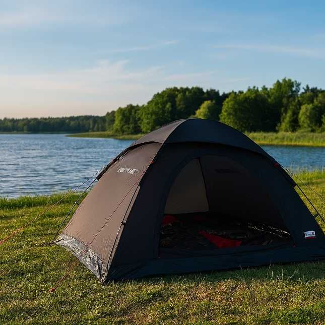 XXL Mocny Namiot Turystyczny Kempingowy High Peak Rodzinny 4 osobowy