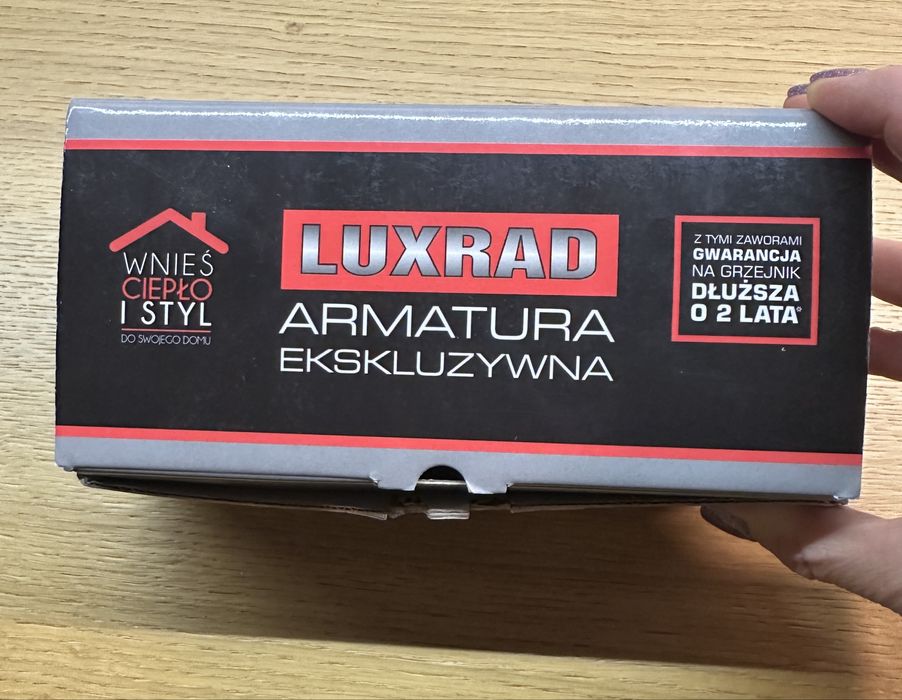 Luxrad - zawór zespolony duo biały prawy