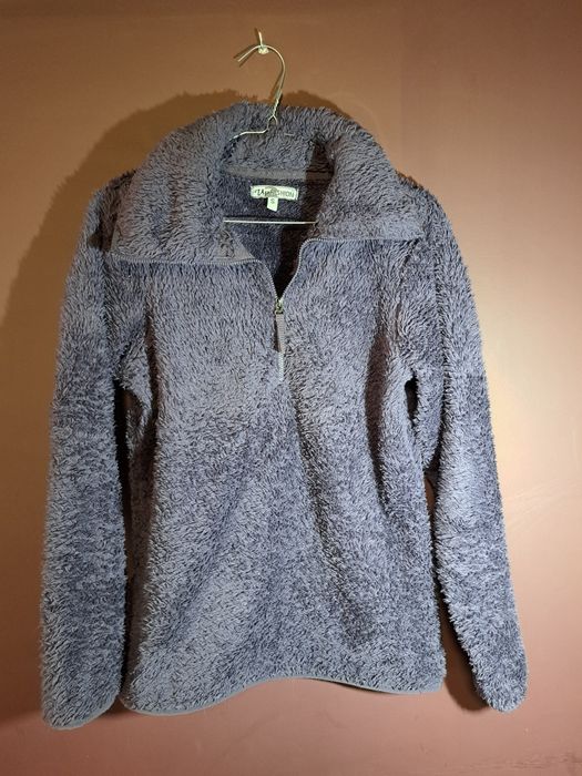 Ciepla futrzana bluza S