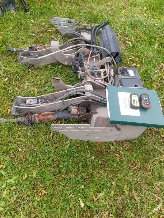 Mini winda załadowcza z 2 pilotami do auta dostawczego