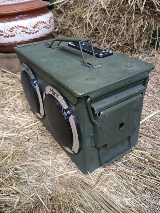 Музичний центр з цинка від патронів 12.7 мм Browning M2