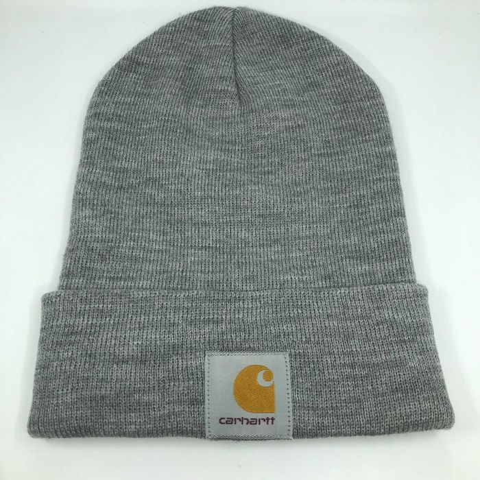 CARHARTT oryginalna czapka zimowa uniseks kolor szary