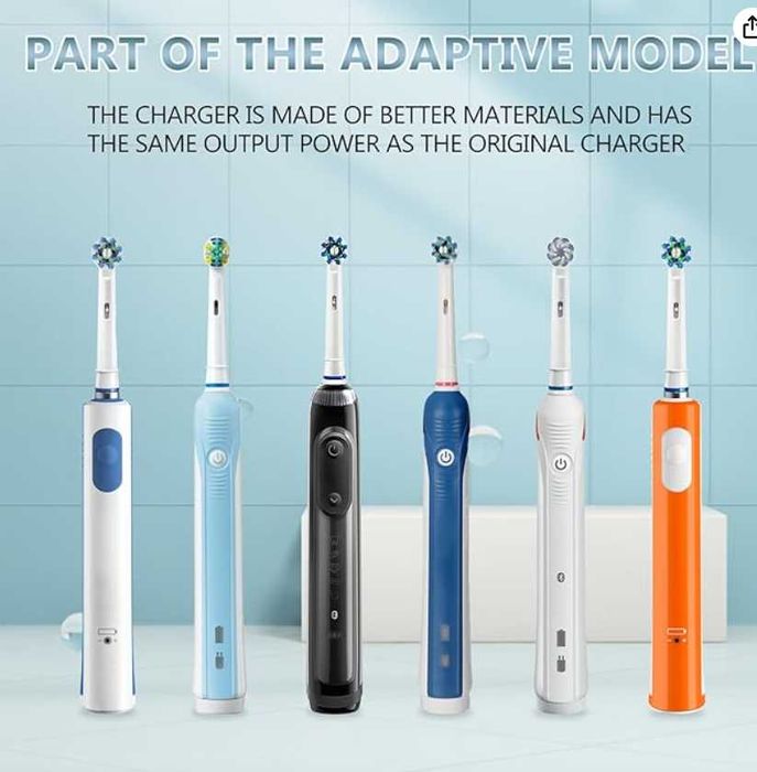 Ładowarka Elektryczna Szczoteczka Do Zębów USB Wodoszczelna Typu 3757