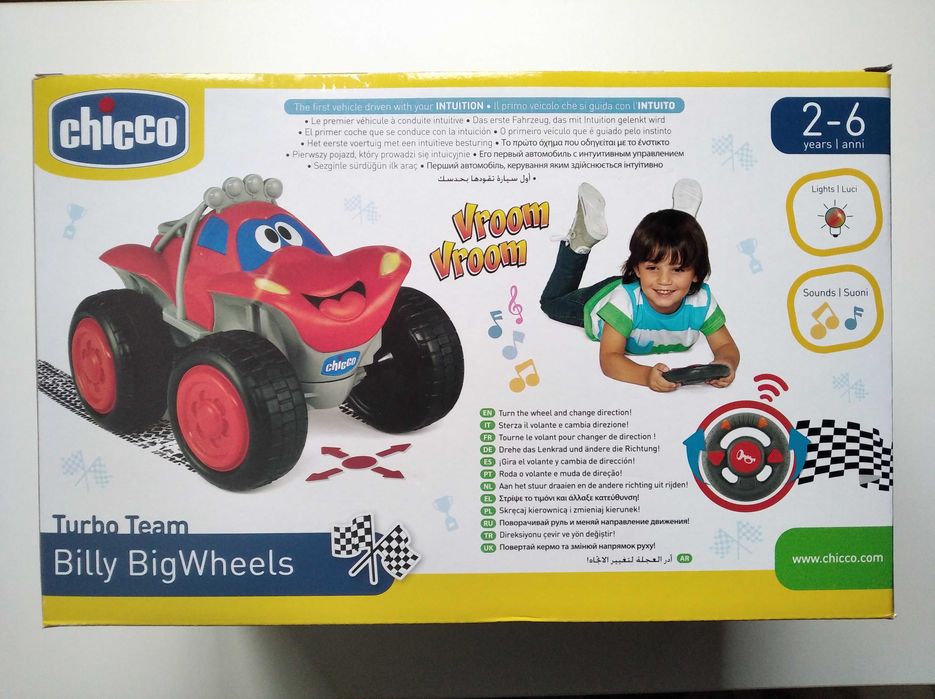 Chicco Billy big wheels auto RC zdalnie sterowane, nowe na prezent!