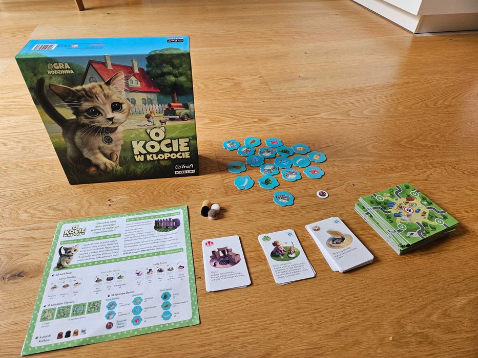 O kocie w kłopocie - gra planszowa