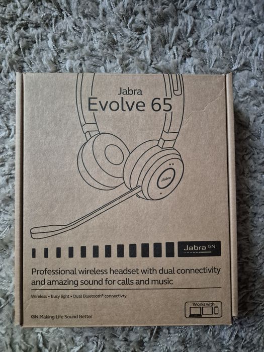 Słuchawki bezprzewodowe Jabra Evolve 65 (wersja stereo)