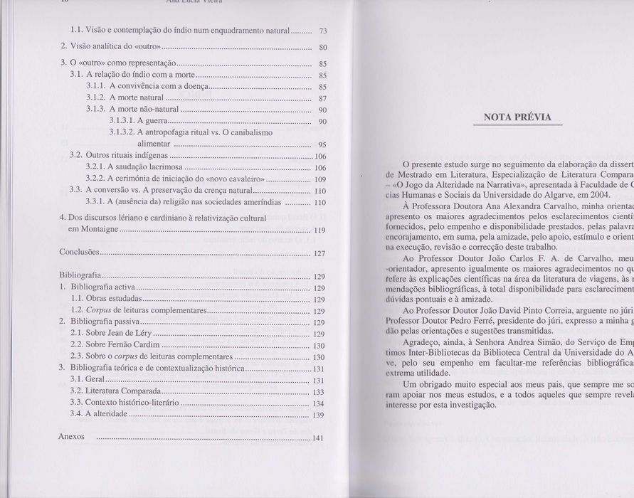 A Alteridade na Literatura de Viagens Quinhentista - Ana Lúcia Vieira