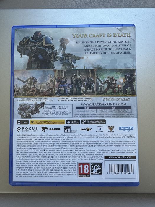 Warhammer 40,000: Space Marine 2 PS5