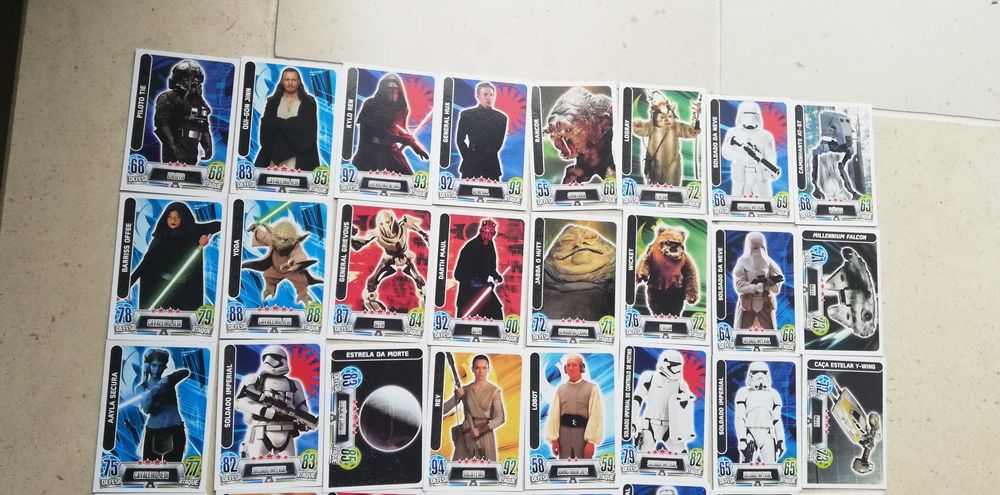 Conjunto de cartas "Star Wars"