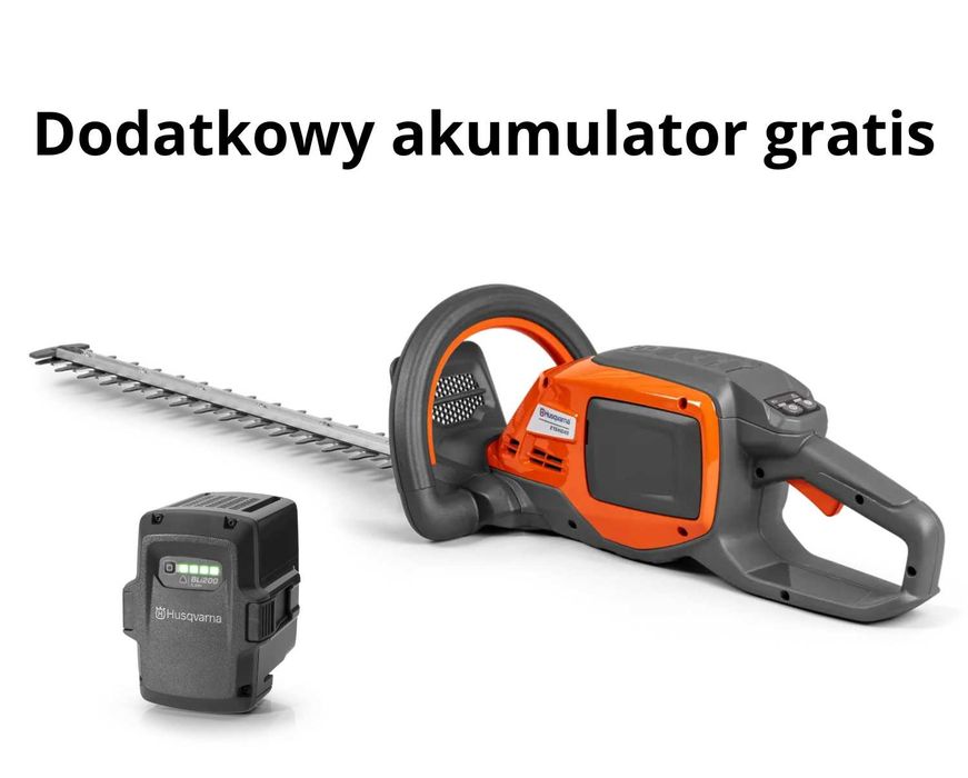 Nożyce Akumulatorowe Husqvarna 215Ihd45 Dodatkowy akumulator gratis