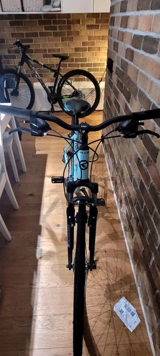 Rower mjejski błekitny w bardzo dobrym stanie