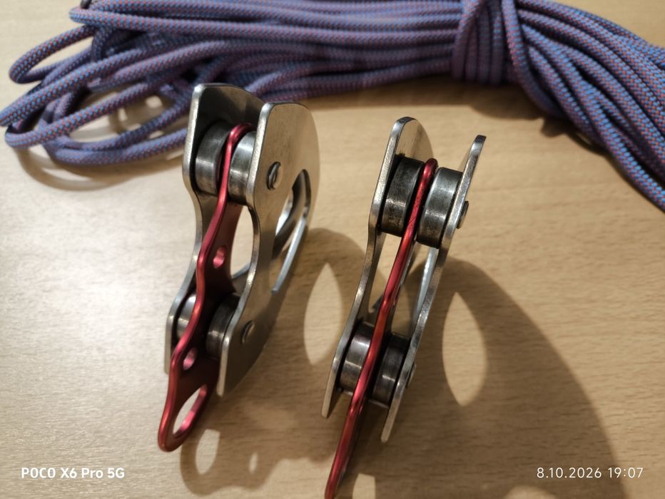 Bloczki Slackline Slackimoufle Quad Pulleys Slack Inov' – Komplet 2 szt.