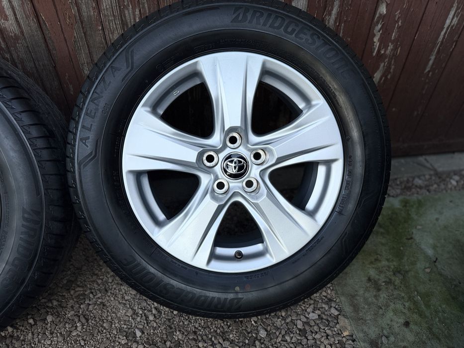 Felgi Koła 17 5x114,3 Toyota  CHR Rav4 Oryginał TPMS Opony Letnie 7mm