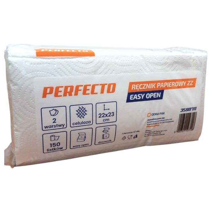 Ręcznik papierowy biały zz perfecto easy open 20 bind