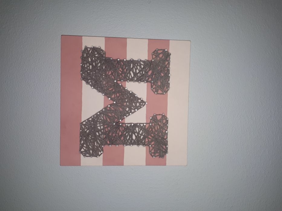 Quadro Bebé String Art Personalizável