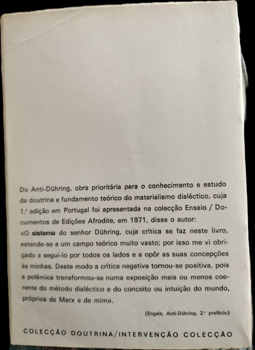Vendo livro Anti-Durring de Frederico Engels