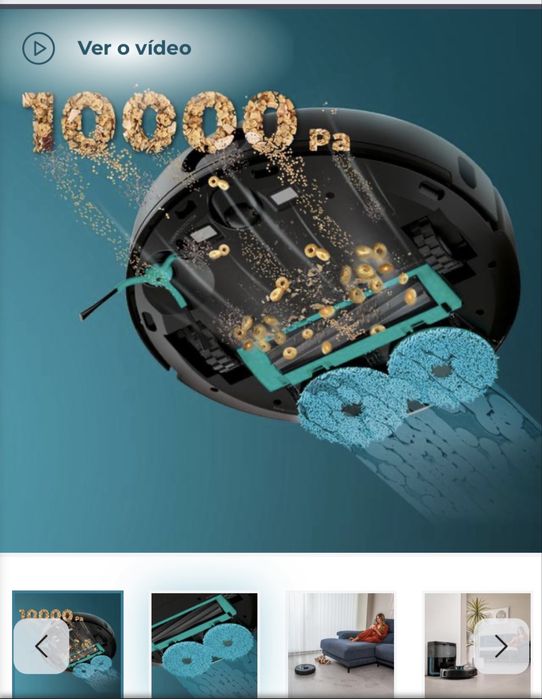 Aspirador Robot com Mopa Cecotec Conga 9590 Spin Revolution Ultra Pow