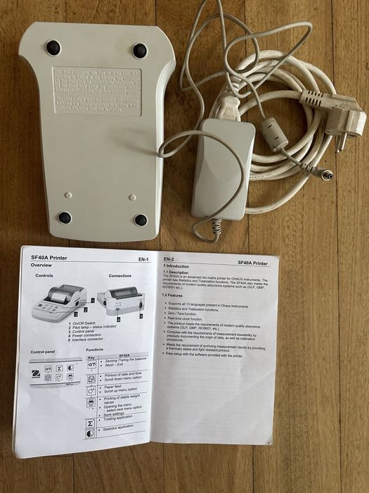 OHAUS SF40A Impact Printer Portable Printer